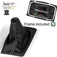 Mercedes Benz  SLK R171 (03/2004 - 03/2011) Automatic shift gear knob boot gaiter leather mounting frame