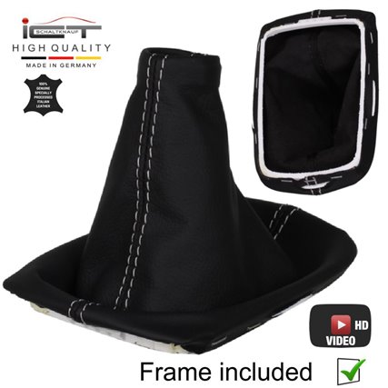 Volvo C30 C70 S40 V50 (2004-2013) shift gear knob boot gaiter cover Alcantara leather