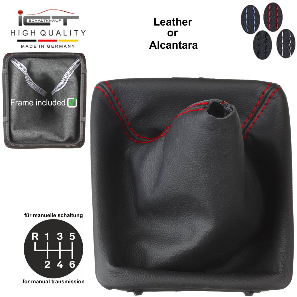 Mercedes Benz  SLK R171 (03/2004 - 03/2011) Automatic pommeau de vitesse soufflet cuir Alcantara