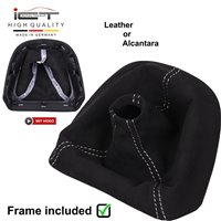 Porsche 911 Carrera  997 Boxster 987 Cayman (2004–2013) pommeau de vitesse soufflet cuir Alcantara