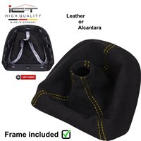 Porsche 911 Carrera  997 Boxster 987 Cayman (2004–2013) pommeau de vitesse cuir et soufflet avec cadre de montage