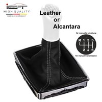 VW Bus T5 (2003–2015) Transporter Caravelle Multivan California Schaltknauf Schaltsack Alcantara leder schaltmanschette