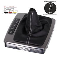 VW Bus T5 (2003–2015) Transporter Caravelle Multivan California manopla de câmbio Alcantara couro coifa