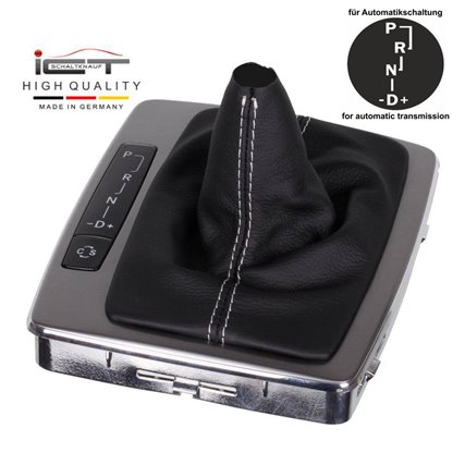 VW Bus T5 (2003–2015) Transporter Caravelle Multivan California Schaltknauf Schaltsack Alcantara leder schaltmanschette