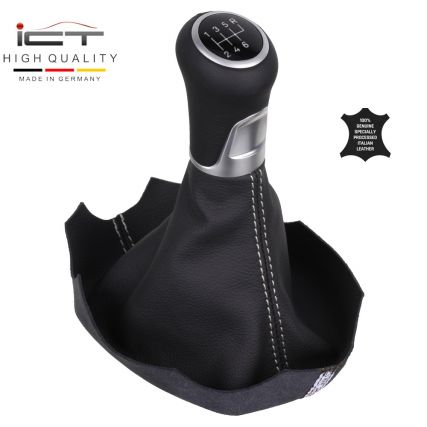 Chevrolet Corvette C5 C6 shift gear knob boot gaiter cover Alcantara leather
