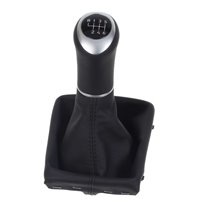 ict manopla de câmbio com costura preta Audi A5 Typ 8T 8F (2007-2016)