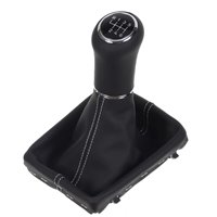 ict pommeau de vitesse avec coutures noires Audi A5 Typ 8T 8F (2007-2016)