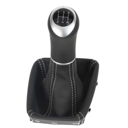 ict manopla de câmbio com costura cinza Audi A4 Typ 8D (1994-1999)