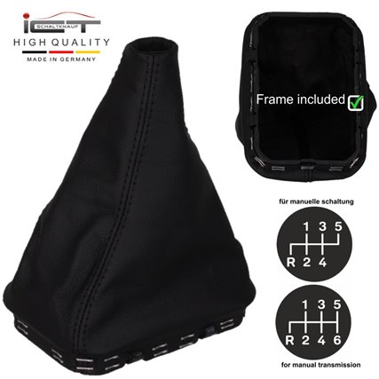 Mercedes Clase C W202 Familiar S202 SLK R170 (1996–2000) de la palanca de cambios Alcantara cuero funda