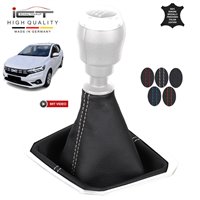 Dacia Sandero 3 DJF Logan Renault Taliant (2021-) del cambio pelle e cuffia con telaio di montaggio