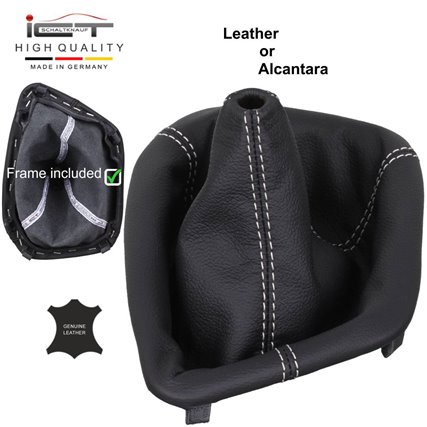 Dodge Challenger (2015-2024) shift gear boot gaiter leather mounting frame