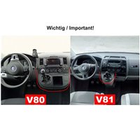 VW Bus T5 2003–2015 Transporter Caravelle Multivan California Console