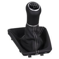 ict pomello del cambio con cuciture grigie BMW X3 E83 F25 (2004-2017)