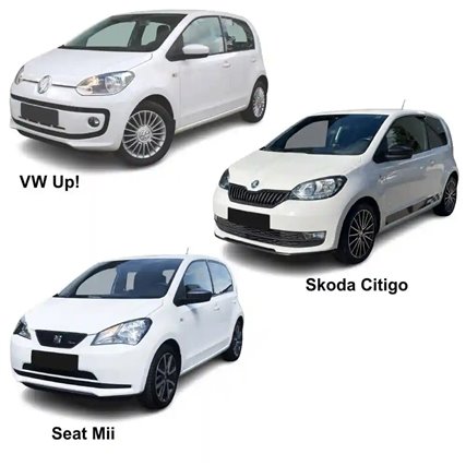 VW UP Seat Mii Skoda Citigo (2011-2020) imagen de coche