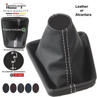 VW Bus T6.1 Transporter Multivan California Automatic (2017-) shift gear boot gaiter leather mounting frame