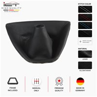 BMW X Reihe X5 E53 (1999-2006) shift gear boot gaiter cover Alcantara leather