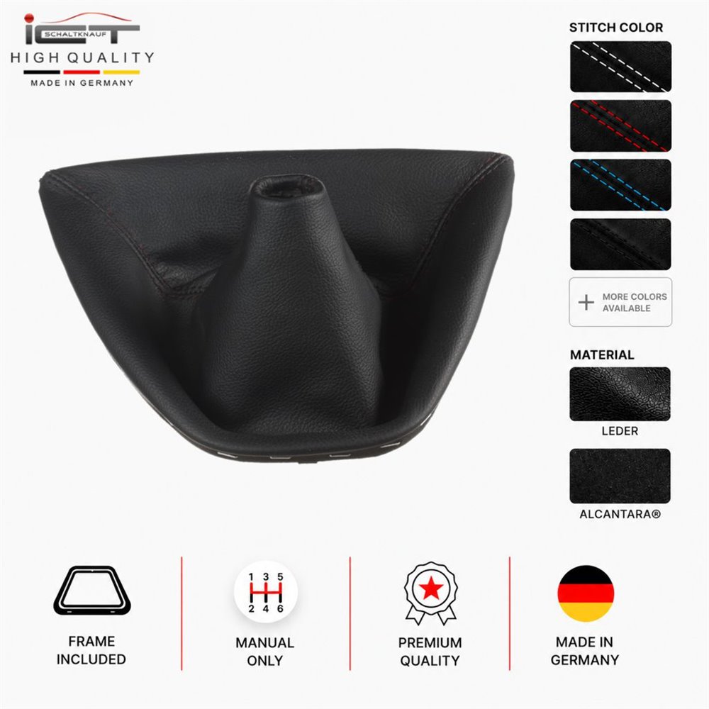 BMW X Reihe X5 E53 (1999-2006) de vitesse soufflet cuir Alcantara