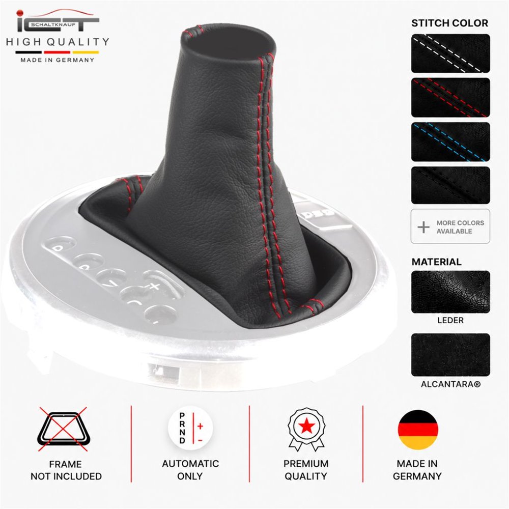 VW Bus T5 Transporter Multivan California DSG Automatique 2003-2015 de vitesse soufflet cuir Alcantara