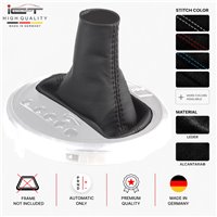 VW Bus T5 Transporter Multivan California DSG Automatique 2003-2015 de vitesse cuir et soufflet avec cadre de montage