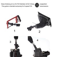 Montaje para Opel Signum, Chevrolet, Holden Vectra C y Saturn Aura (2002-2008) – Caja de cambios F23 de 5 velocidades