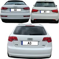 Audi A1 A3 Q3 Typ 8X 8P 8U  Schaltknauf Schaltsack Alcantara leder schaltmanschette