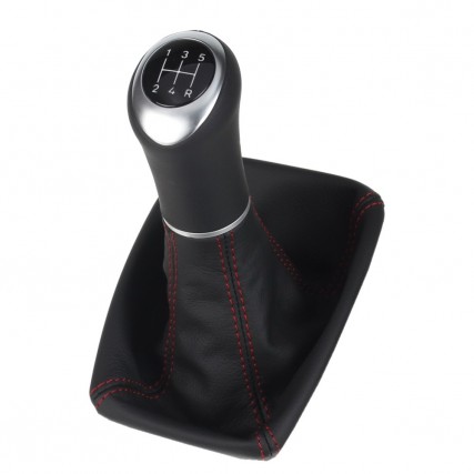 Mercedes Clase A W168 Vaneo W414 pomo de la palanca de cambios de cuero funda marco de montaje