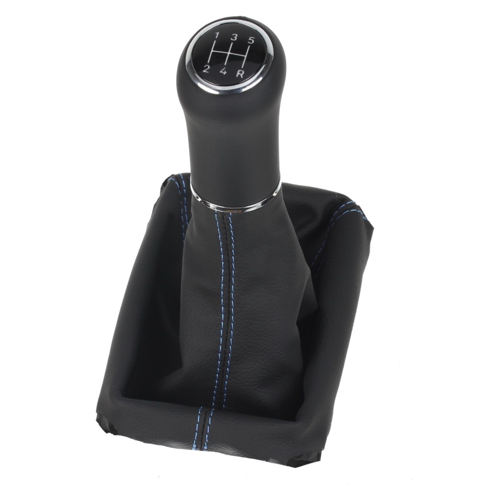 Mazda 3 BK pomo de la palanca de cambios Alcantara cuero funda