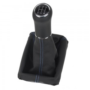 Mazda 3 BL pomo de la palanca de cambios de cuero funda marco de montaje