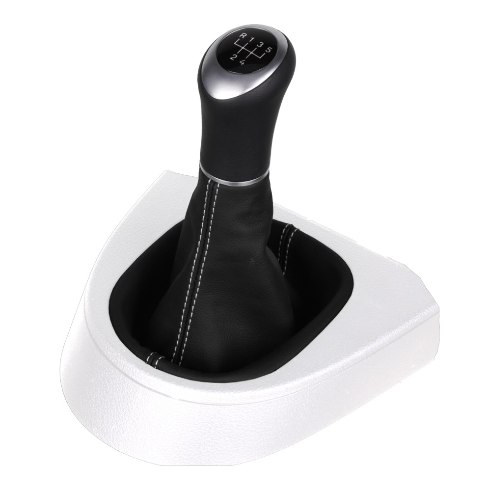 VW Caddy Typ 2K 2C pommeau de vitesse soufflet cuir Alcantara