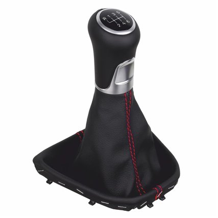 Schaltknauf Schaltsack VW Caddy 2K / 2C leder schaltmanschette Schaltknauf Schaltsack VW Caddy 2K / 2C leder schaltmanschette