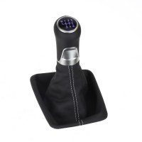 ict pommeau de vitesse avec coutures noires Seat Alhambra 2 Typ 7N