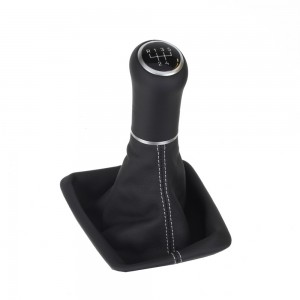 VW Sharan 2 Typ 7N shift gear knob boot gaiter leather mounting frame