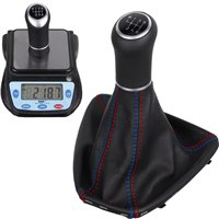 BMW E90 E91 E92 E93 Série 3 pommeau de vitesse cuir et soufflet avec cadre de montage