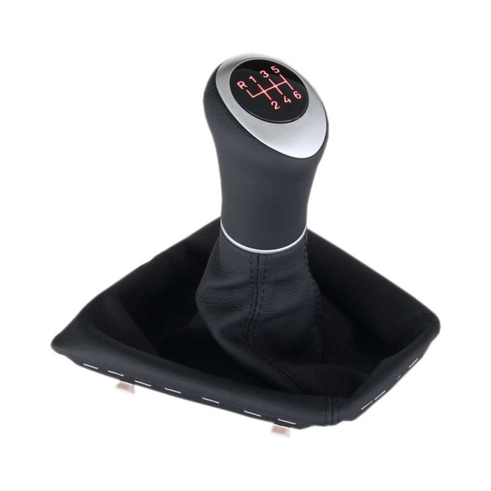 AERZETIX Schalthebel Bag Für BMW 5er E60/E61 - Schaltsack Aus Kunstleder Schwarz