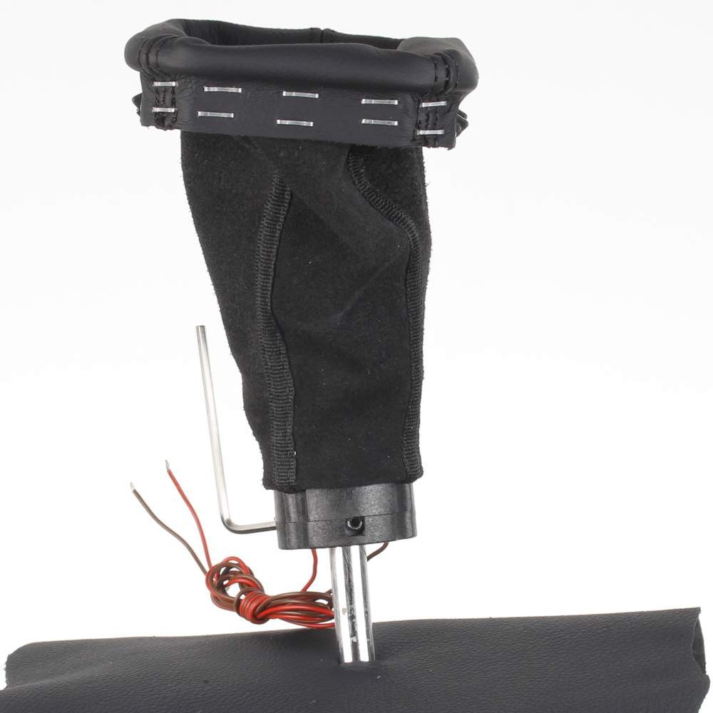 Pommeau De Levier De Vitesse Cuir Noir Pour Mercedes W202 C-Class 1995-2000 - Neuf