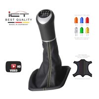 Renault Megane III 3 shift gear knob boot gaiter cover Alcantara leather