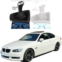 BMW E90 E91 E92 E93 3er Reihe Schaltknauf Schaltsack Alcantara leder schaltmanschette