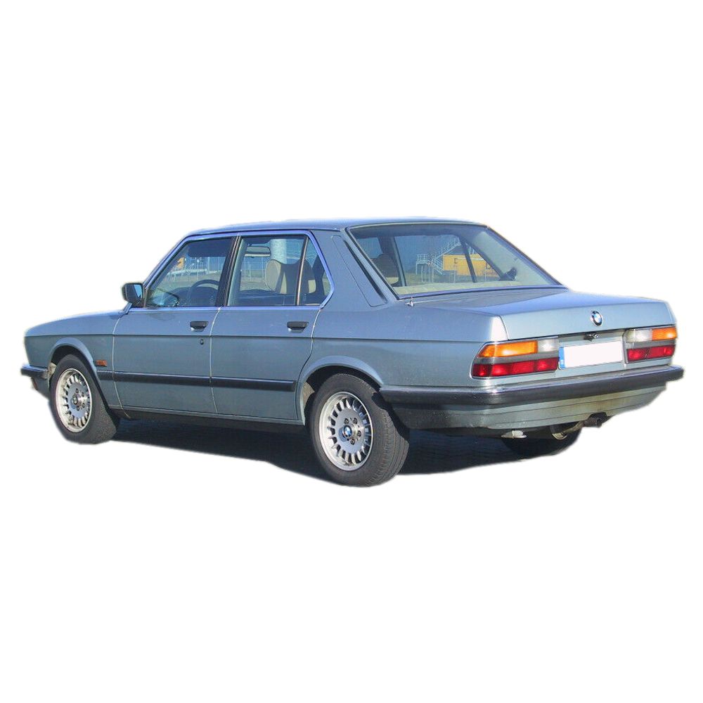 SCHWARZ NAHT LEDER SCHALTSACK+KUNSTSTOFFRAHME FÜR BMW E28 1981-1988