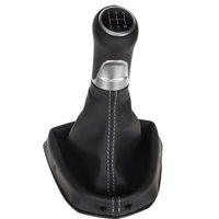 ict pomello del cambio con cuciture grigie Opel Agila