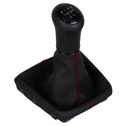 ict pomello del cambio con cuciture rosse Seat Ibiza Cordoba Typ 6J 6P 6F Cupra