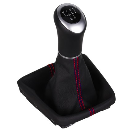 ict shift knob with grey stitching Seat Ibiza Cordoba Typ 6J 6P 6F Cupra