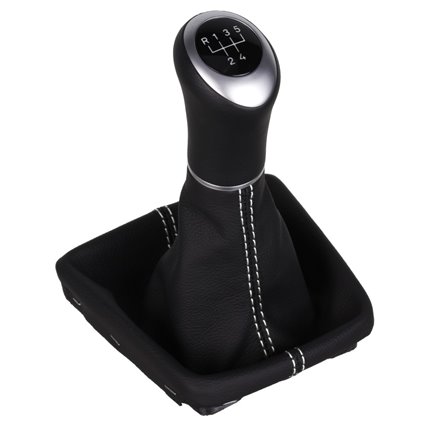 Seat Ibiza Cordoba Typ 6J 6P 6F Cupra pomo de la palanca de cambios de cuero funda marco de montaje