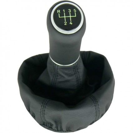 Seat Arosa Schaltknauf Schaltsack leder schaltmanschette mit rahmen