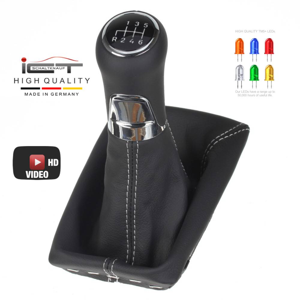 Mercedes Classe E W211 Break (2002-2009) pommeau de vitesse soufflet cuir Alcantara