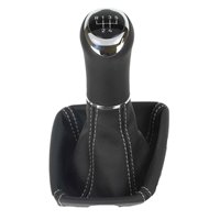 ict shift knob with grey stitching Skoda Fabia Roomster 6Y