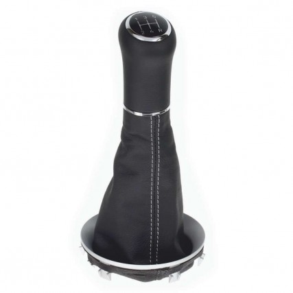 ict pommeau de vitesse avec coutures noires MINI R52 R50 R53