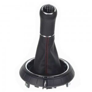 ict pomello del cambio con cuciture rosse MINI R54 R55 R56 R57 R60 Cabriolet Hatchback
