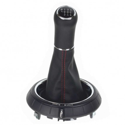 ict shift knob with red stitching MINI R54 R55 R56 R57 R60 Cabriolet Hatchback