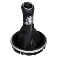 Skoda Fabia Roomster 6J Schaltknauf Schaltsack Alcantara leder schaltmanschette