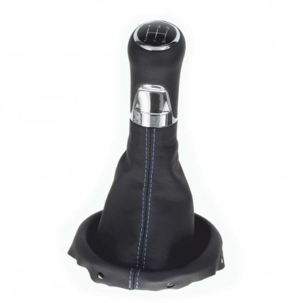 ict pomo de la palanca de cambios con costuras rojas MINI R60 R61 Countryman Coupe Paceman